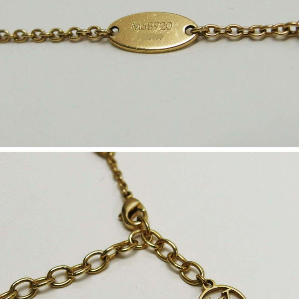 LOUIS VUITTON Gold Necklace - Picture 7 of 11